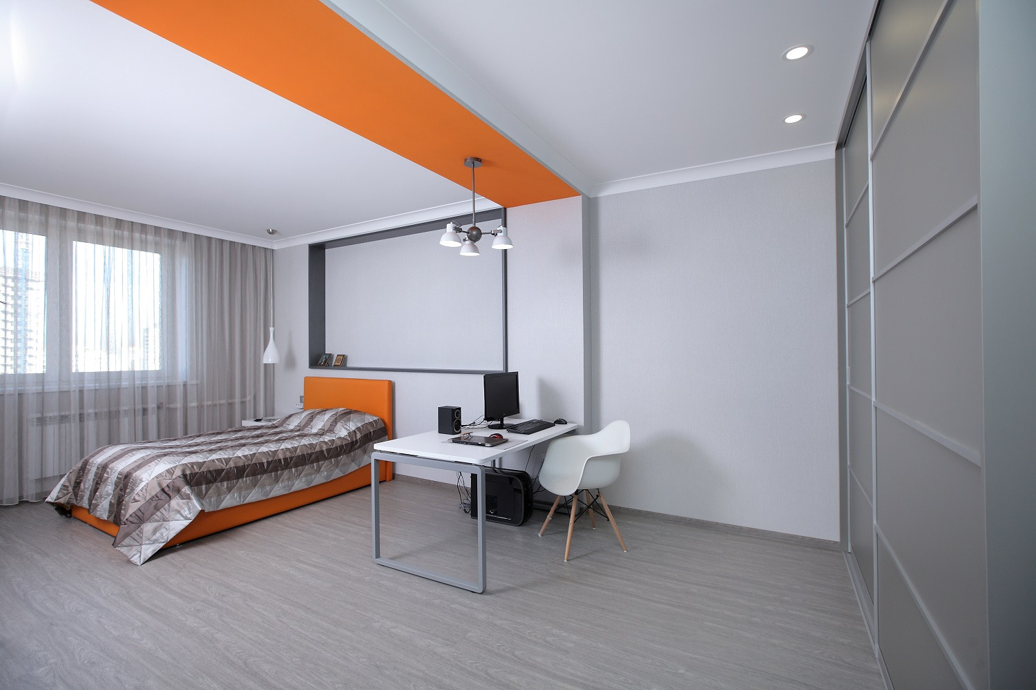 Комната сына. Аскетичный интерьер для молодого человека