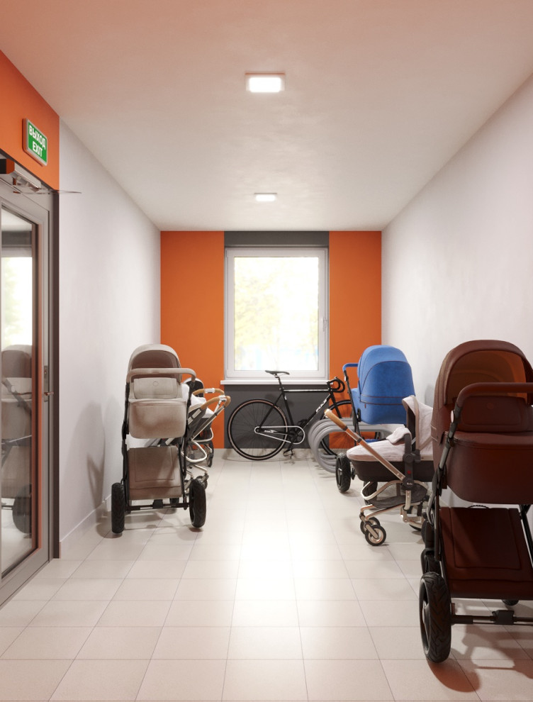 Дизайн подъезда многоквартирного дома в Уфе