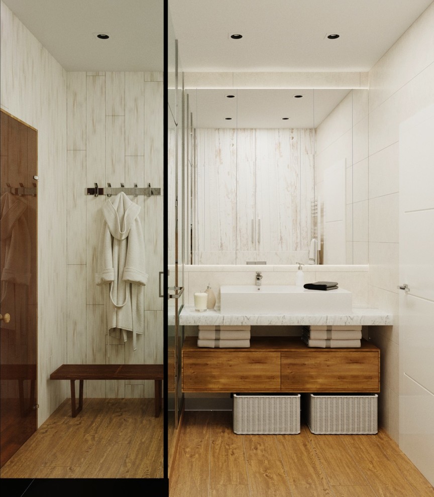 Дизайн проект в ЖК "120 Квартал" в экомини стиле