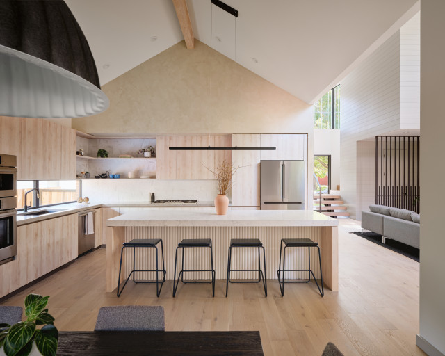 Memory Lane Rétro Cuisine Austin par Soledad Builders, LLC Houzz