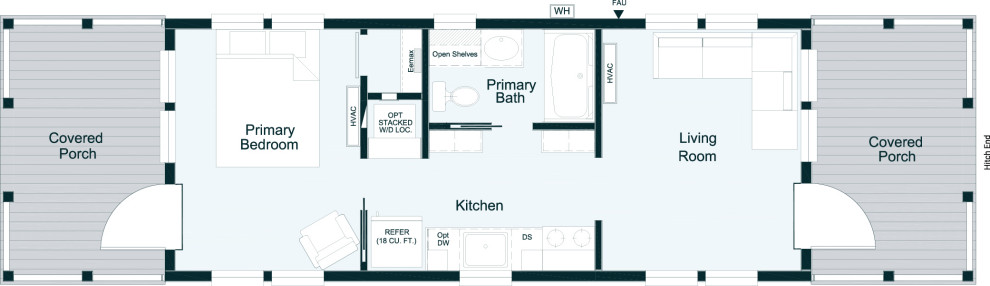 Tiny Home - Clayton Park Models - The Cahaba