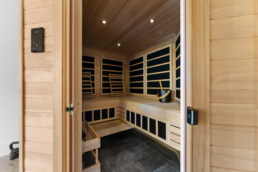 Home design - transitional home design idea in Charlotte