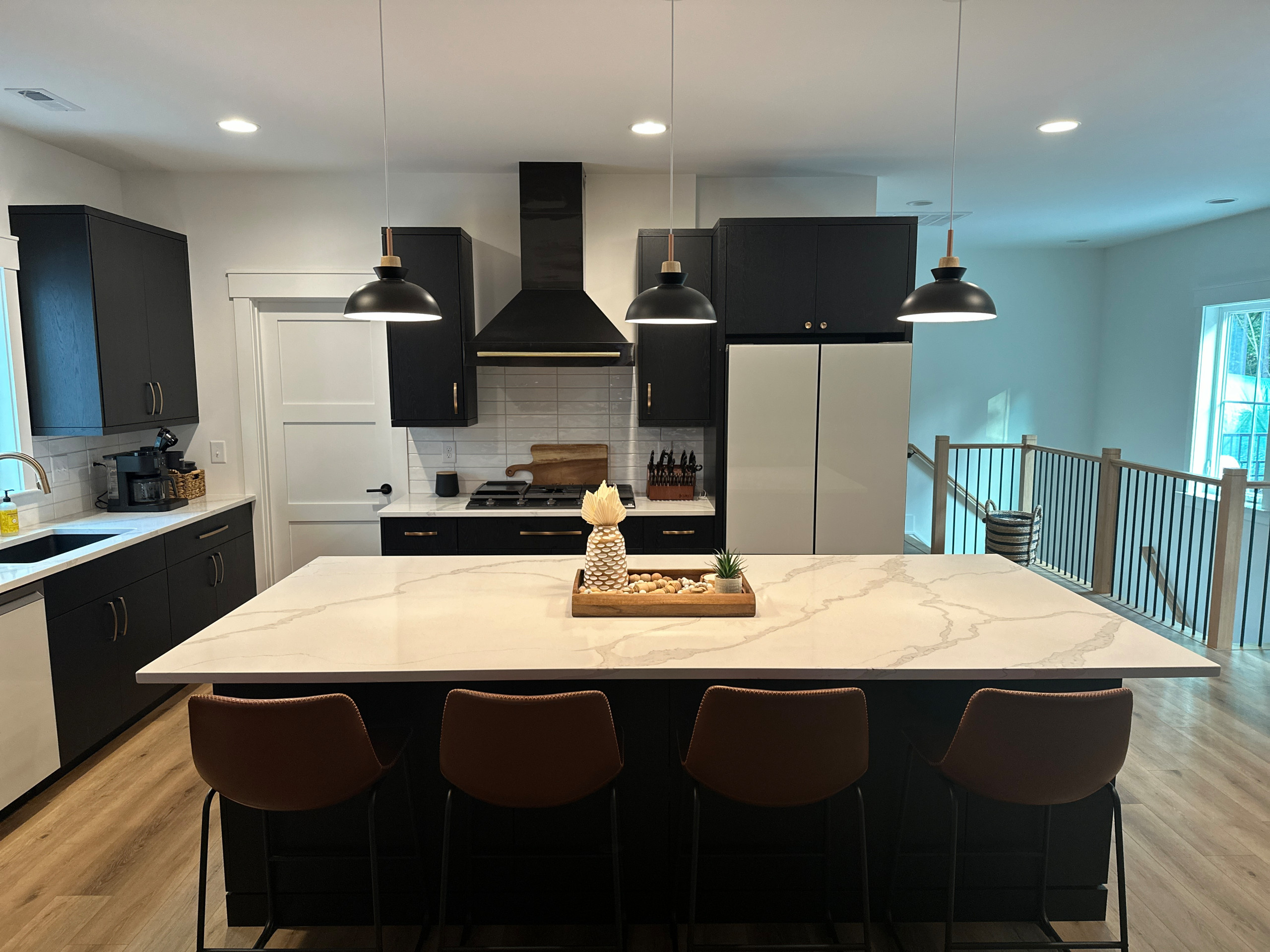 Black stain on Oak | Iron Station, NC