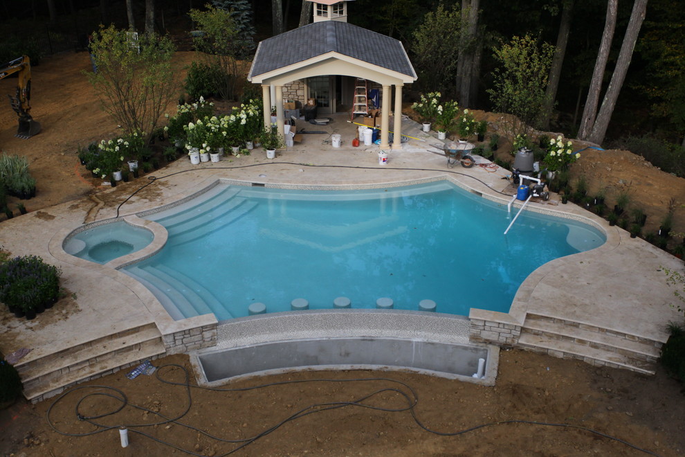 Example of a tuscan pool design in New York