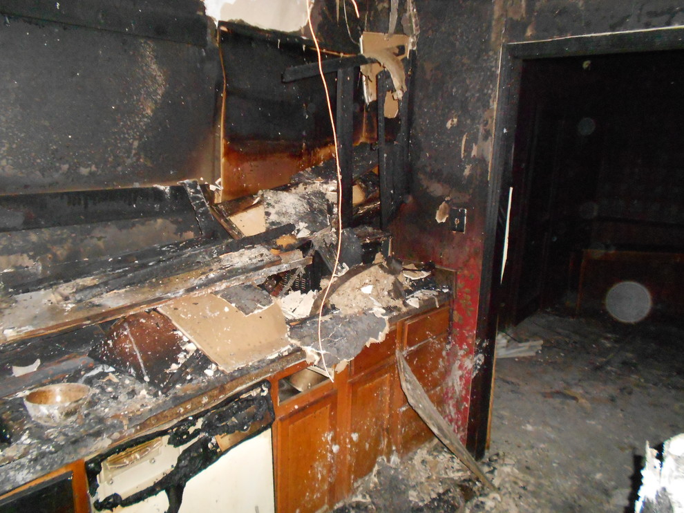 kitchen fire repair and remodel