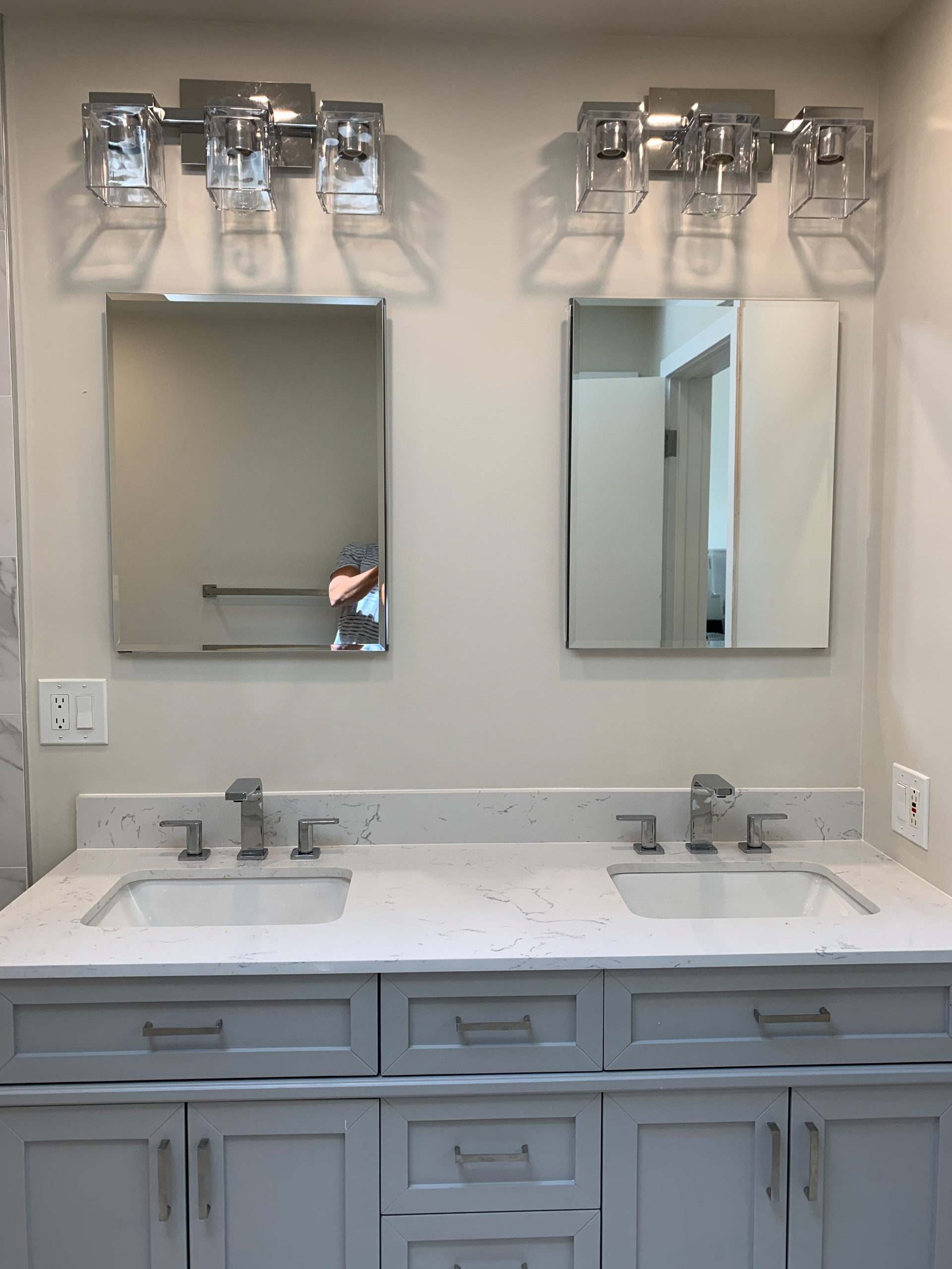 Bright & White Bathroom Remodel