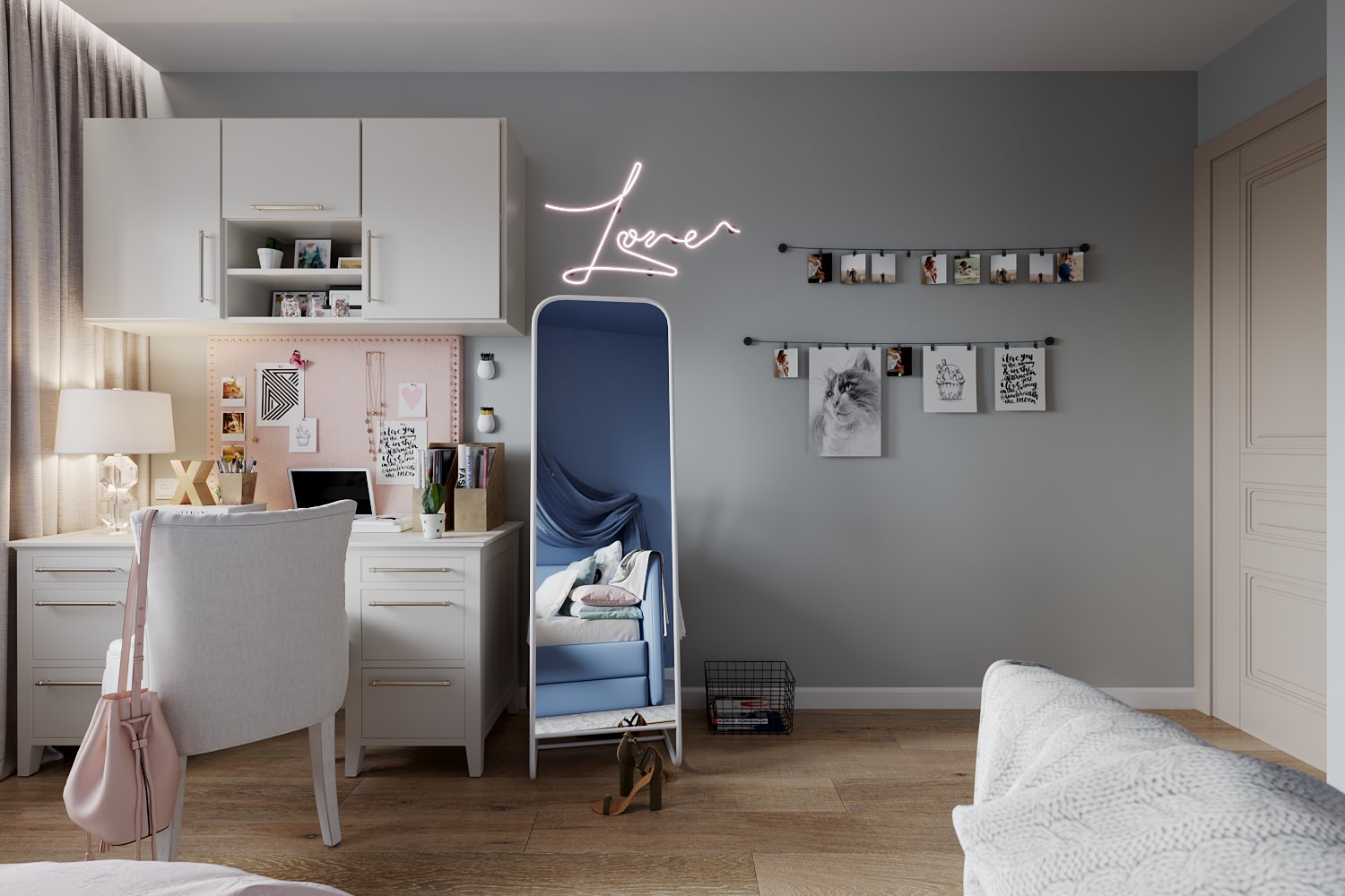 Колоритная квартира для семьи с двумя детьми (девочками)