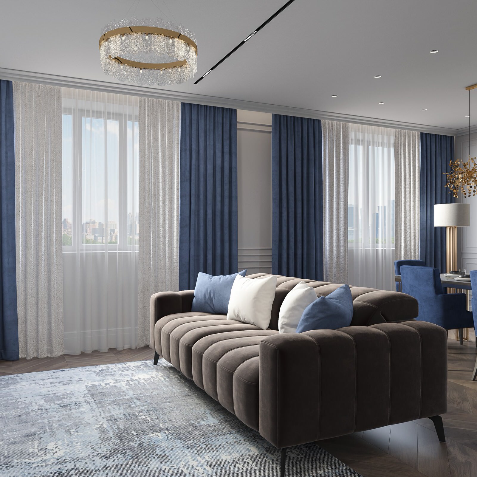 Дизайн-проект квартиры 140 м. кв.