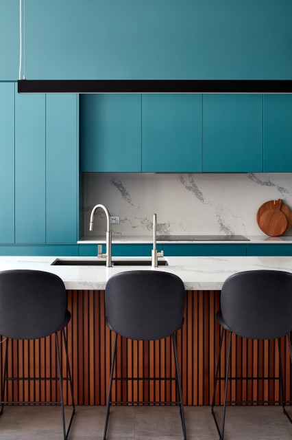 14 Kitchens That Embrace Colour in Varying Amounts | Houzz NZ