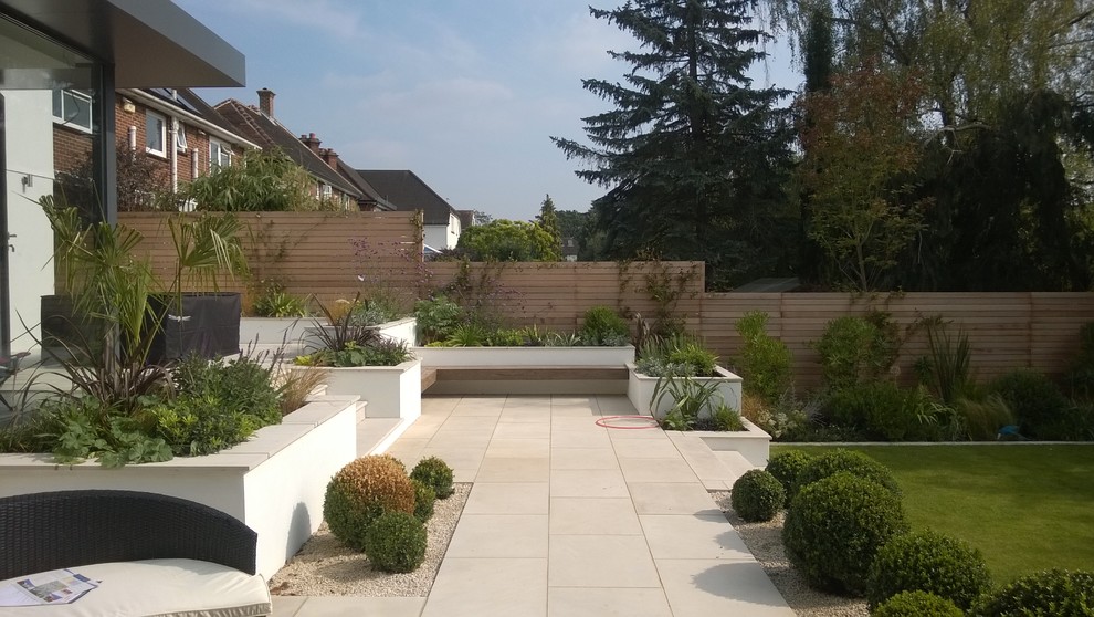 Design ideas for a patio in Surrey.