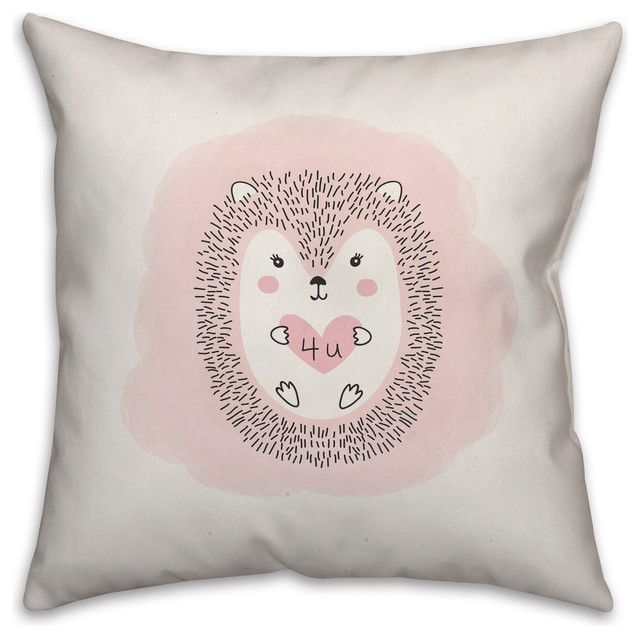 hedgehog throw pillows