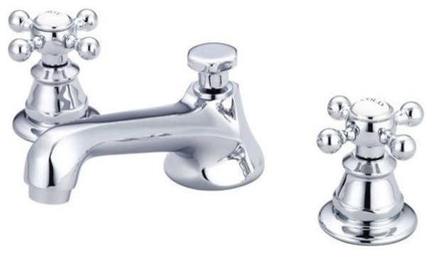 Lever Handles American Widespread Lavatory Faucet Traditional Bathroom Sink Faucets By Water Creation Houzz - Widespread Bathroom Sink Faucet With Traditional Lever Handles