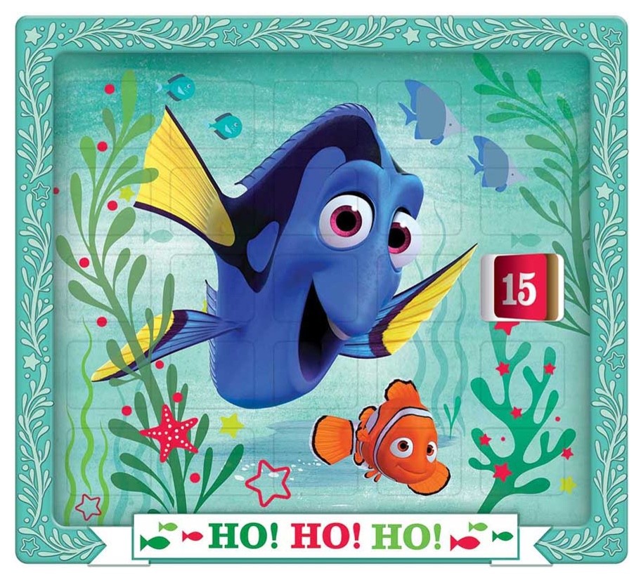 9.5" Finding Dory Advent Calendar Holiday Accents And Figurines by