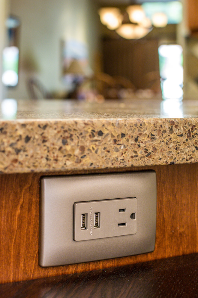 Inspiration for a transitional home design remodel in Phoenix