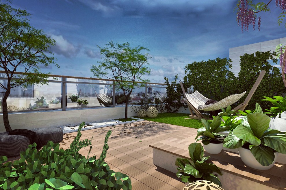 Терраса на крыше