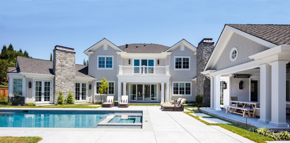 East Coast Traditional Beach Style Exterior San East Coast Traditional Beach Style Exterior San