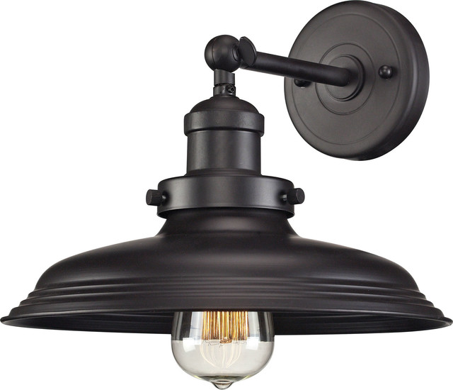 Newberry 1-Light Wall Sconce, Oil Rubbed Bronze