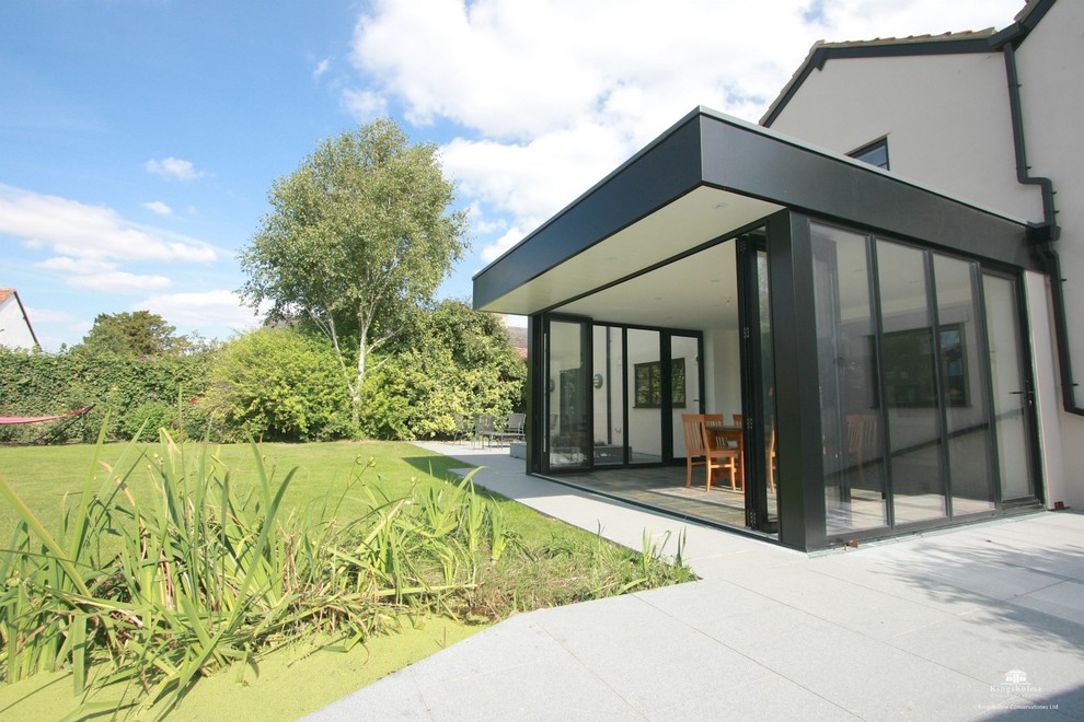 This is an example of a contemporary exterior in Hertfordshire.