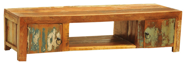 VidaXL Reclaimed Wood TV Cabinet With 2 Doors