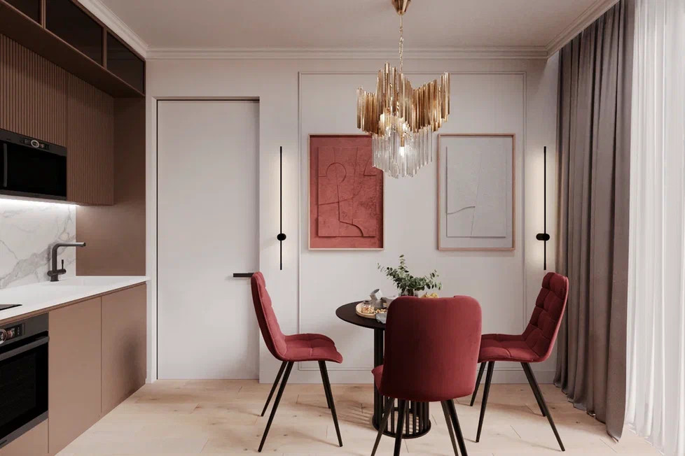 Комфортная квартира в стиле неоклассика