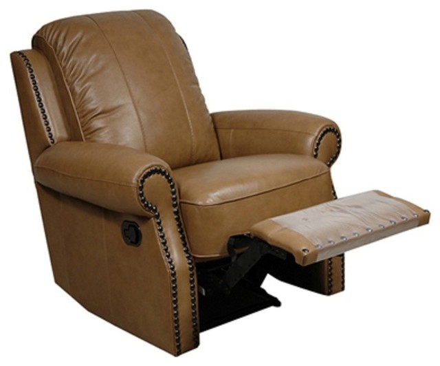Luke Leather Italian Leather Recliner View in Your Room