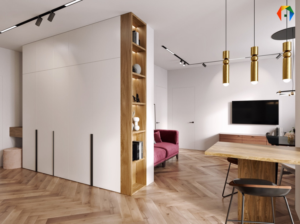 Веласкеса. Дизайн-проект с скрытой кухней