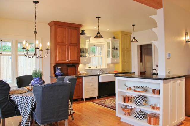 Kitchen and Dining room farmhouse-kitchen