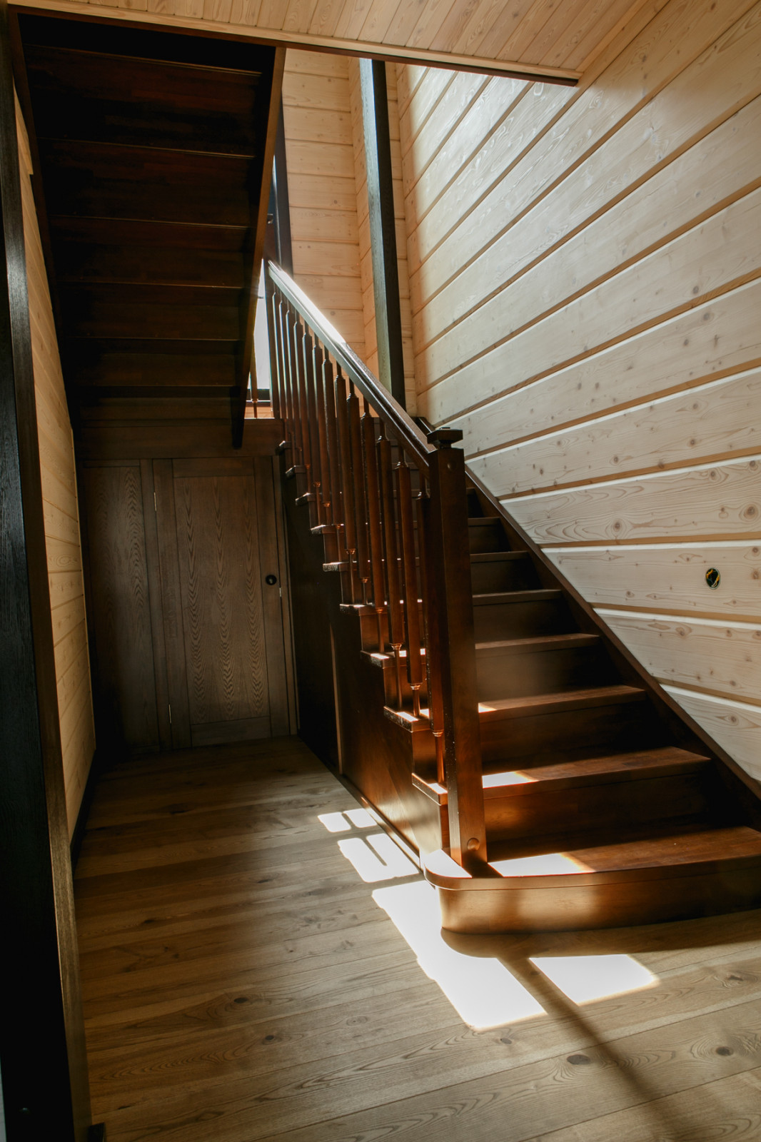 Интерьер дома из клееного бруса