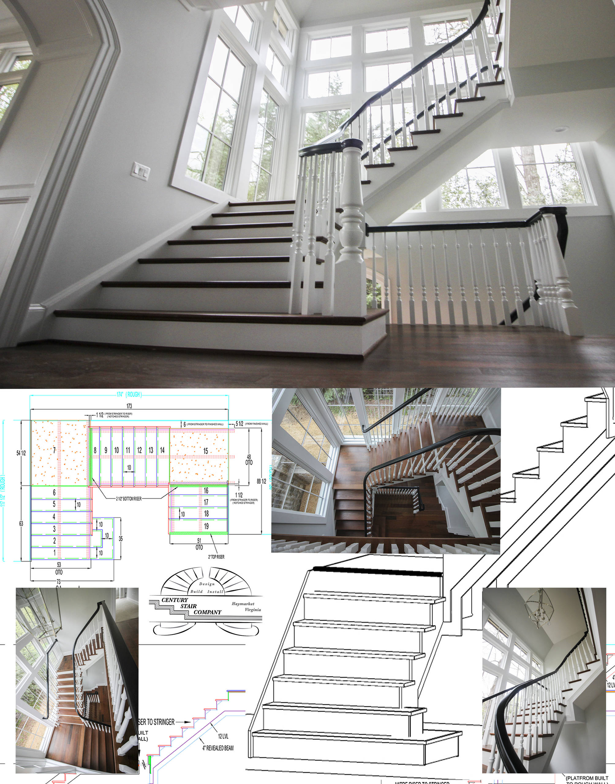 43_Powerful Impression by Floating Staircase, Mclean VA 22101