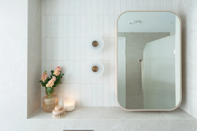 Rhodes | Tranquil Retreat | Main and Ensuite contemporary-bathroom