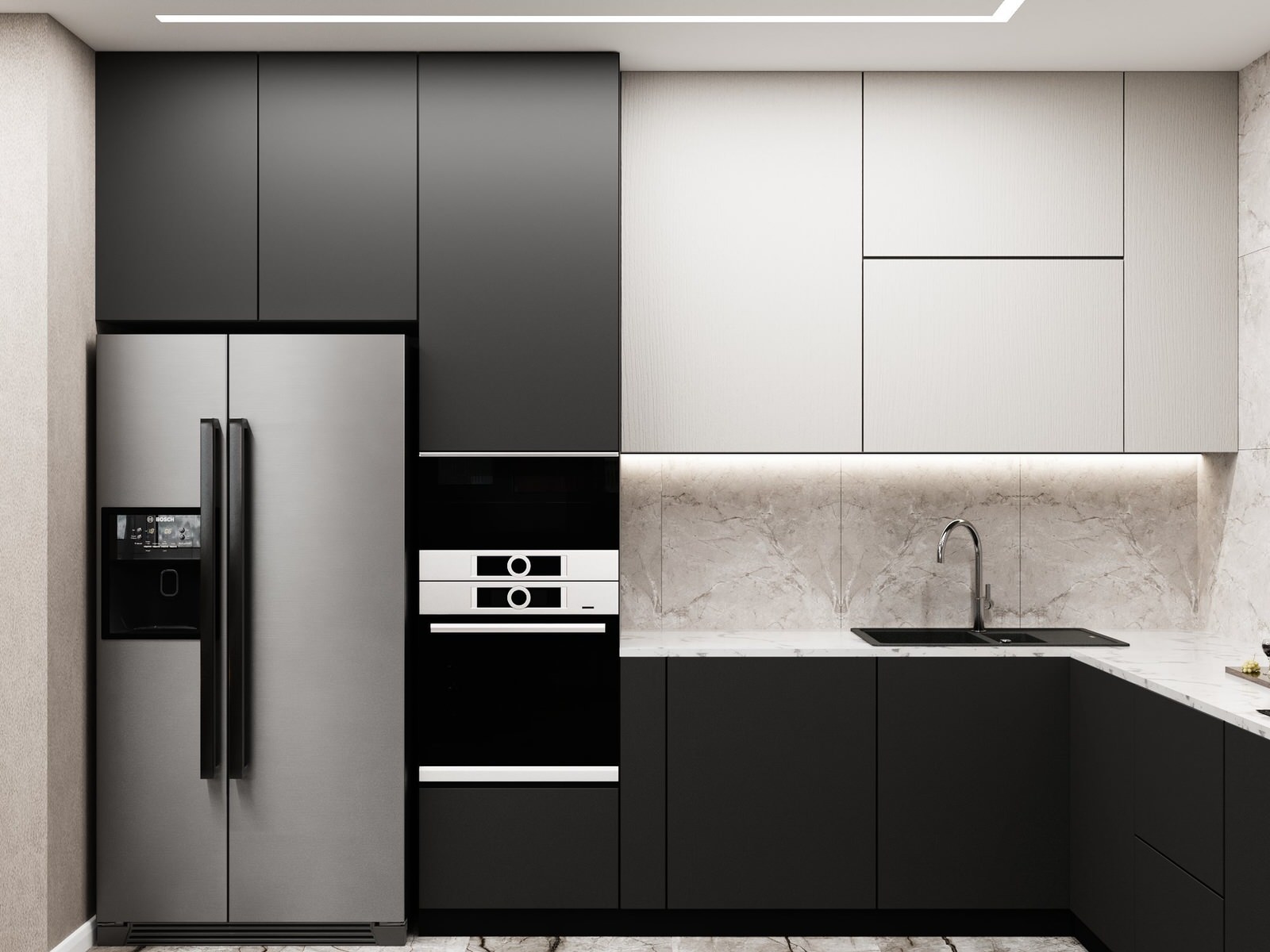 Дизайн кухни-гостиной