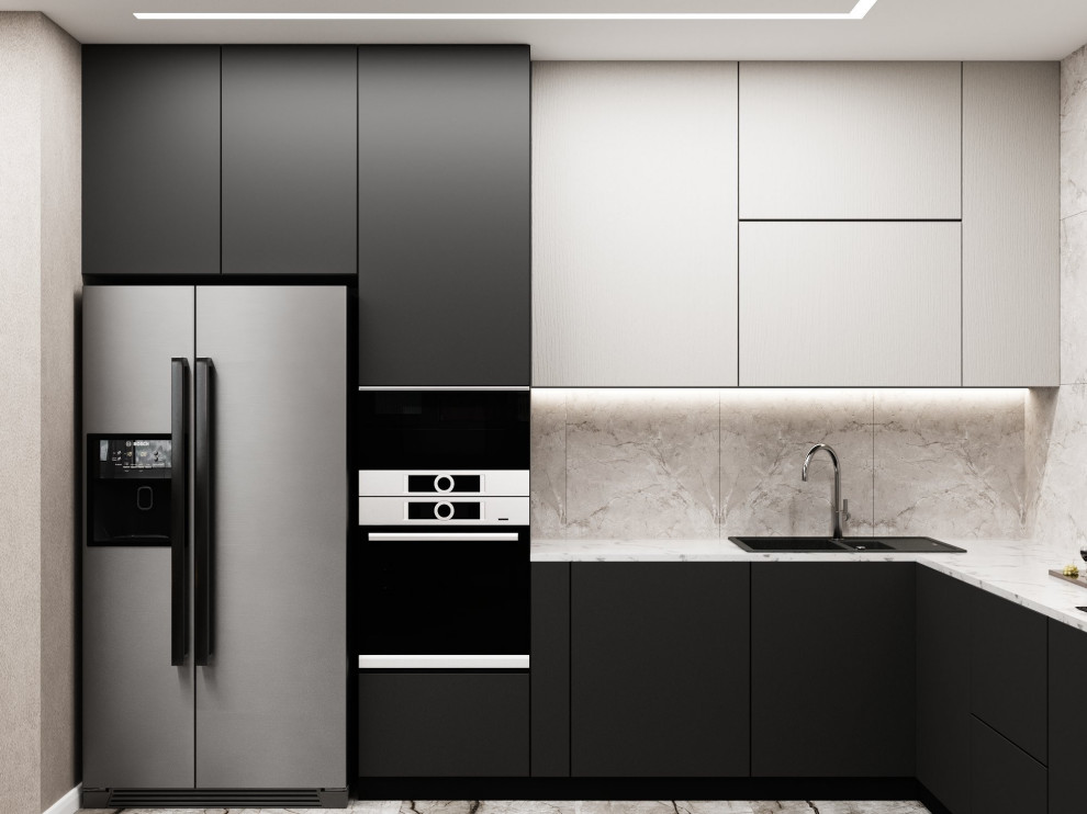 Дизайн кухни-гостиной