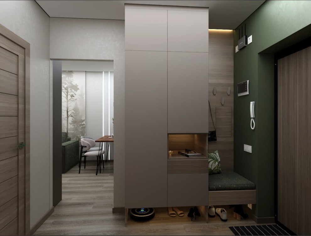 Оливковая квартира для студента