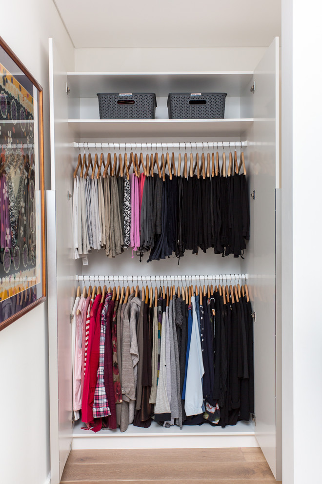 Inspiration for a large contemporary storage and wardrobe in Sydney.