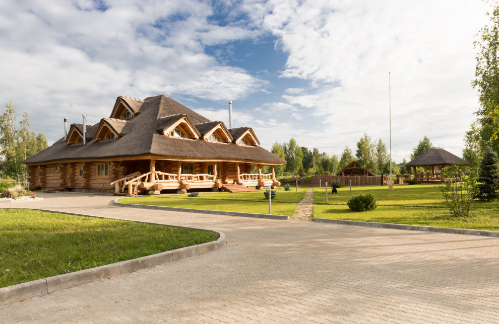 Дом в рустикальном стиле