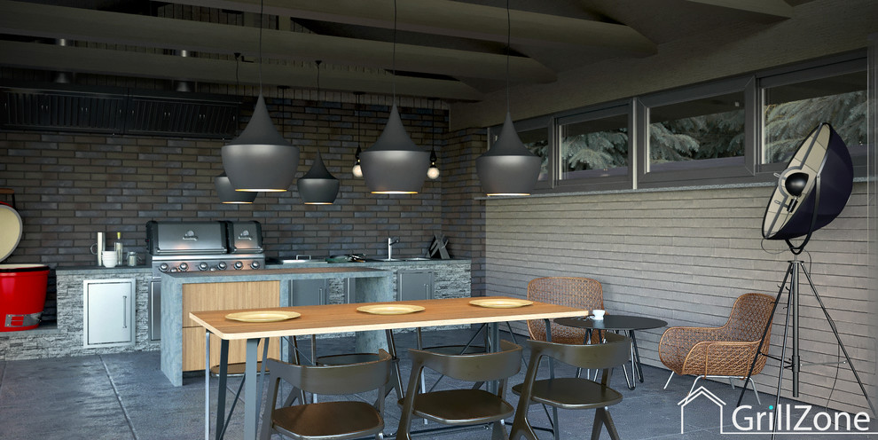 Гриль-зона + Баня