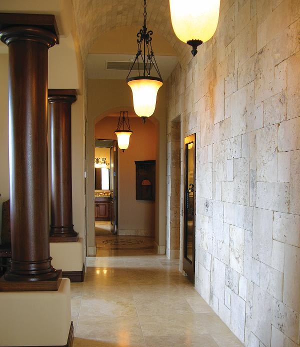 Design ideas for a mediterranean hallway in Phoenix.