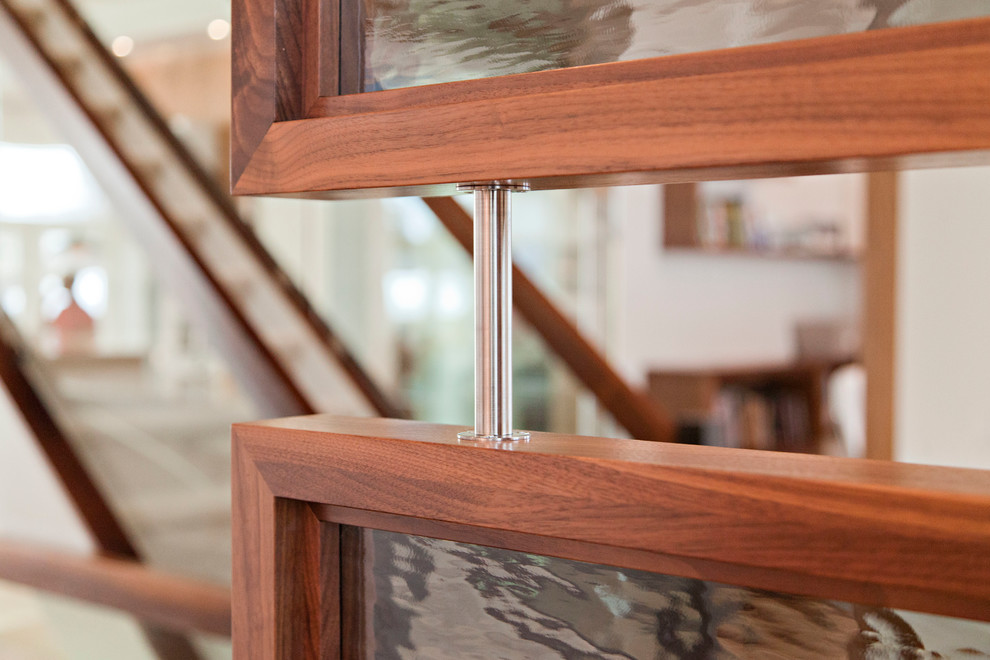 Inspiration for a transitional entryway remodel in Calgary