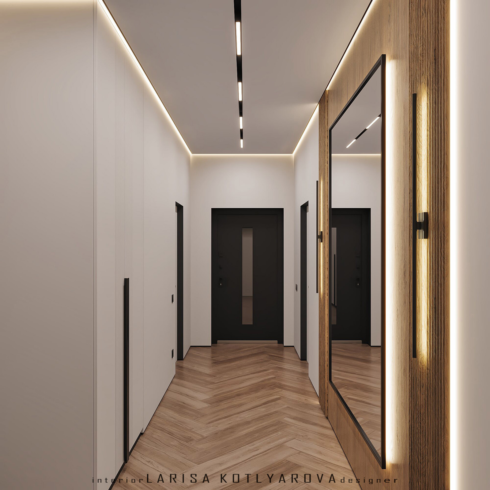 Дизайн-проект дома 105 кв.м. г. Ростов-на-Дону