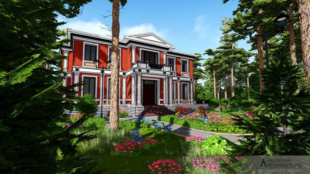 Загородный дом в классическом стиле