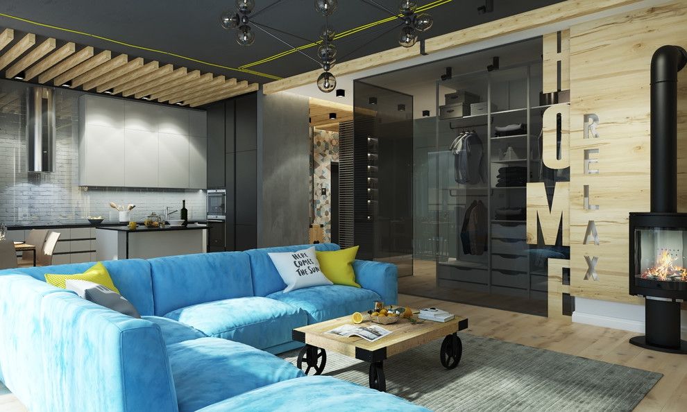 Лофт гостиной