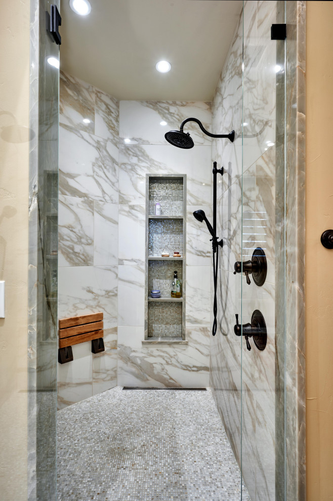 master shower - heated walls