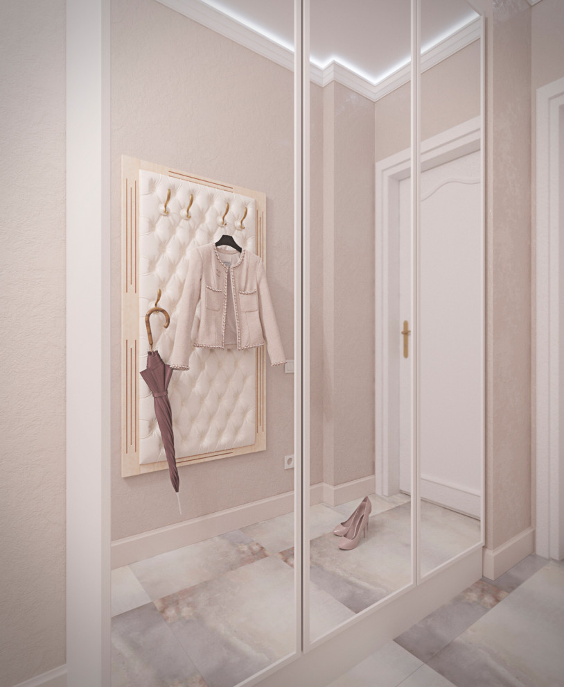 Прихожая, зеркальный шкаф