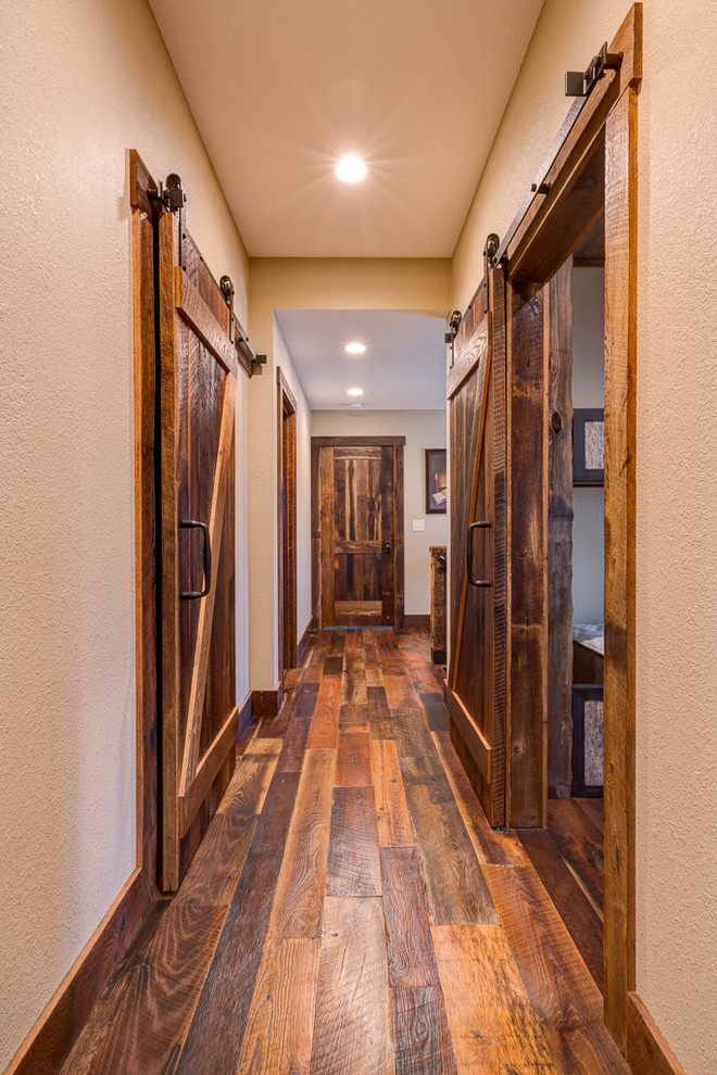 Hallway - rustic hallway idea