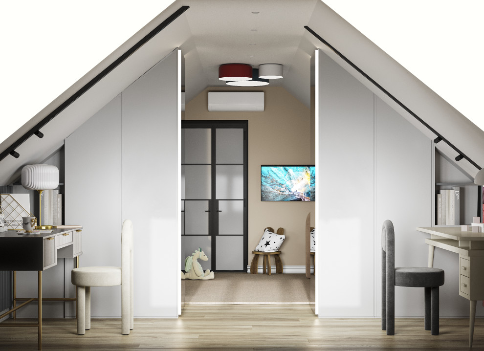 Проект мансарды загородного дома