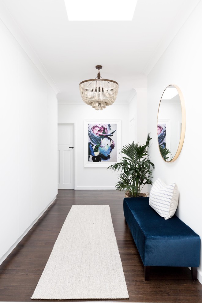 Inspiration for a beach style entryway in Sydney.