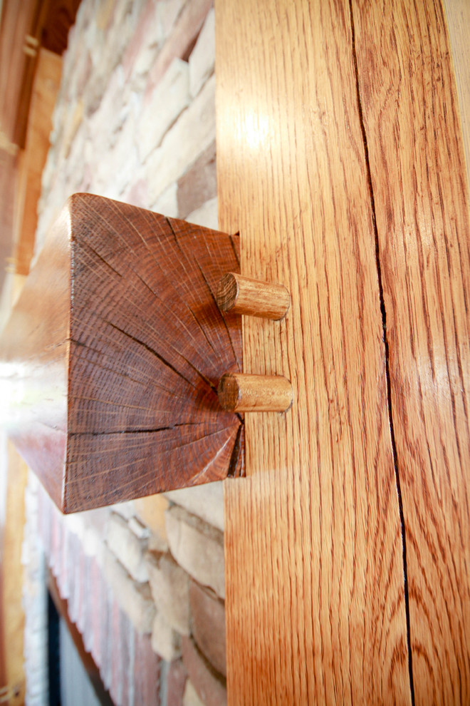 Timber Frame House Addition on Ridge Road
