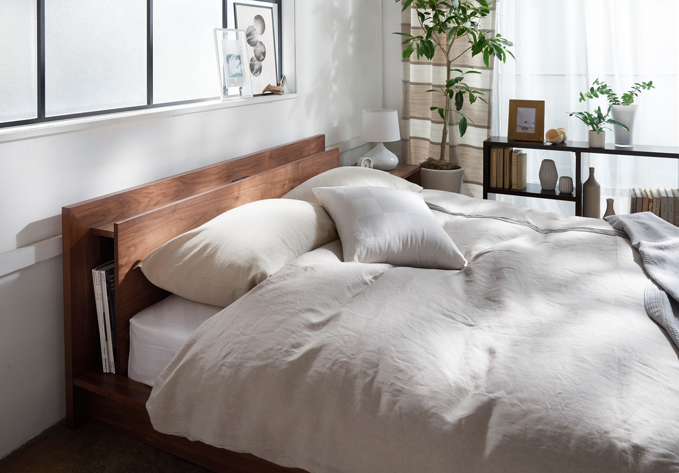 Design ideas for a scandi bedroom in Tokyo.