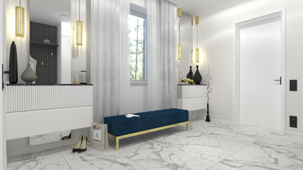 ДОМ В РОСЛАВЛЕ В СИНИХ ОТТЕНКАХ