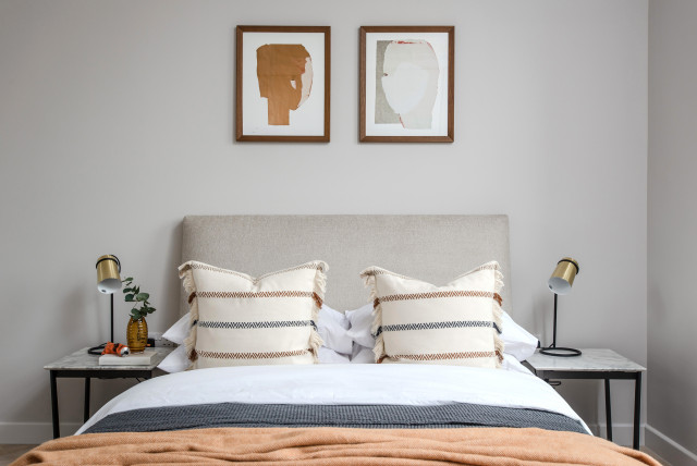 Wimbledon conversion flat contemporary-sovrum